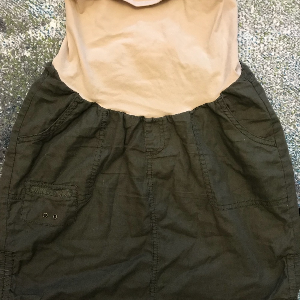 **SOLD** Maternity “utility” skirt